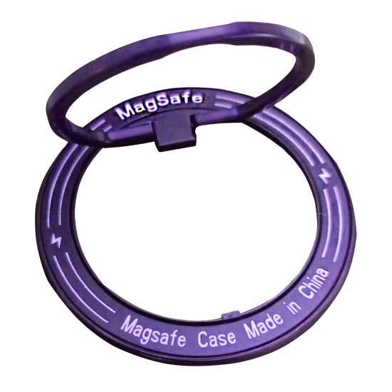 Magnetic Ring Bracket for All Smartphones 360° Rotation Purple